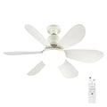 40W Ceiling Fan with Remote Control, E27 Base LED Light Fan, Quiet Smart Ceiling Fan Lamp for Bedroom Living Room Kitchen