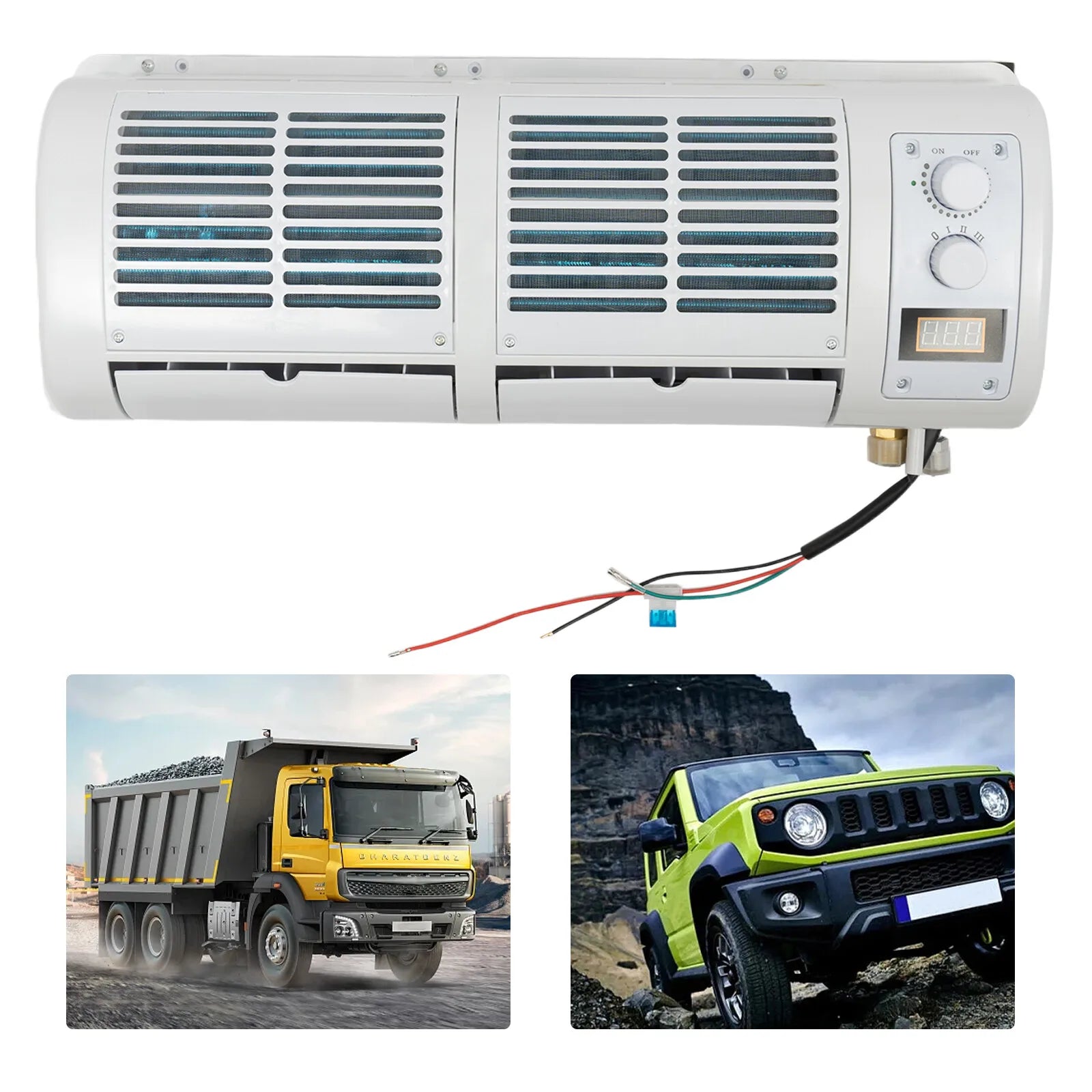 12V 200W Car Hanging Portable Air Conditioner A/C Car Truck Loading Wall-mounted