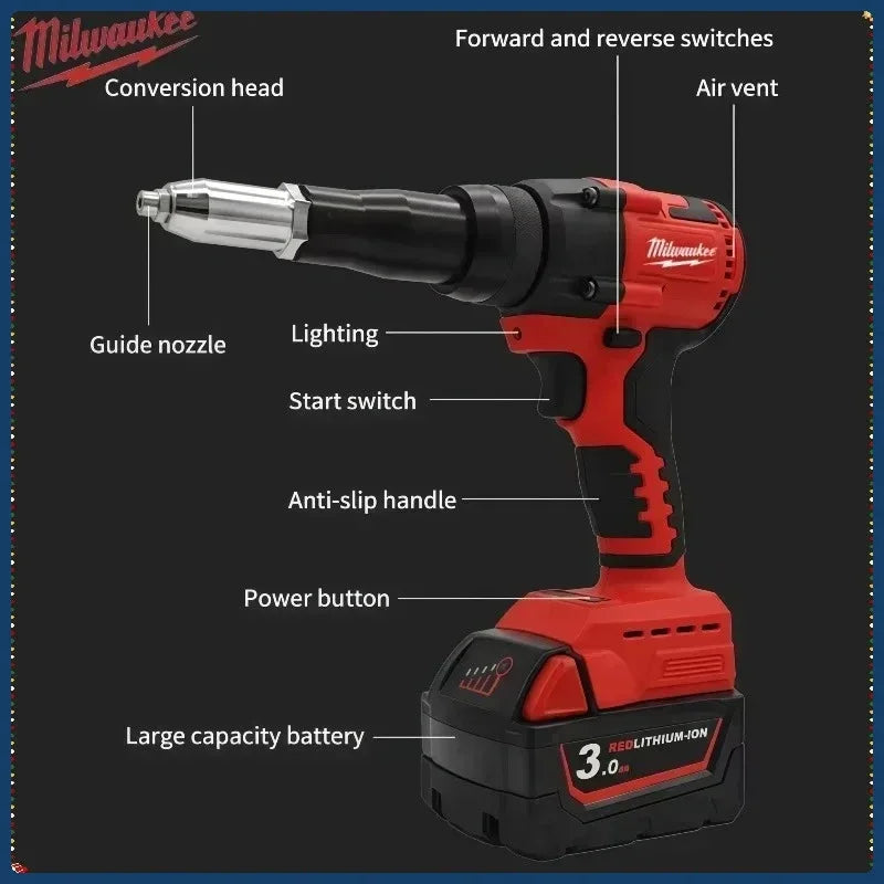 Milwaukee Brushless Cordless Electric Impact Hammer Drill Angle Grinder Electric Circular Saw With18v Battery Combo Kits Power