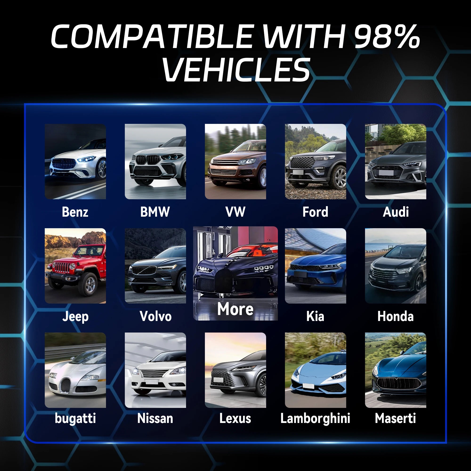 2026 KONNWEI KW330 Car OBD2 Fault Scanner Engine Battery Test  Fault Code Clear Real-Time Data Professional OBD Inspection Tool