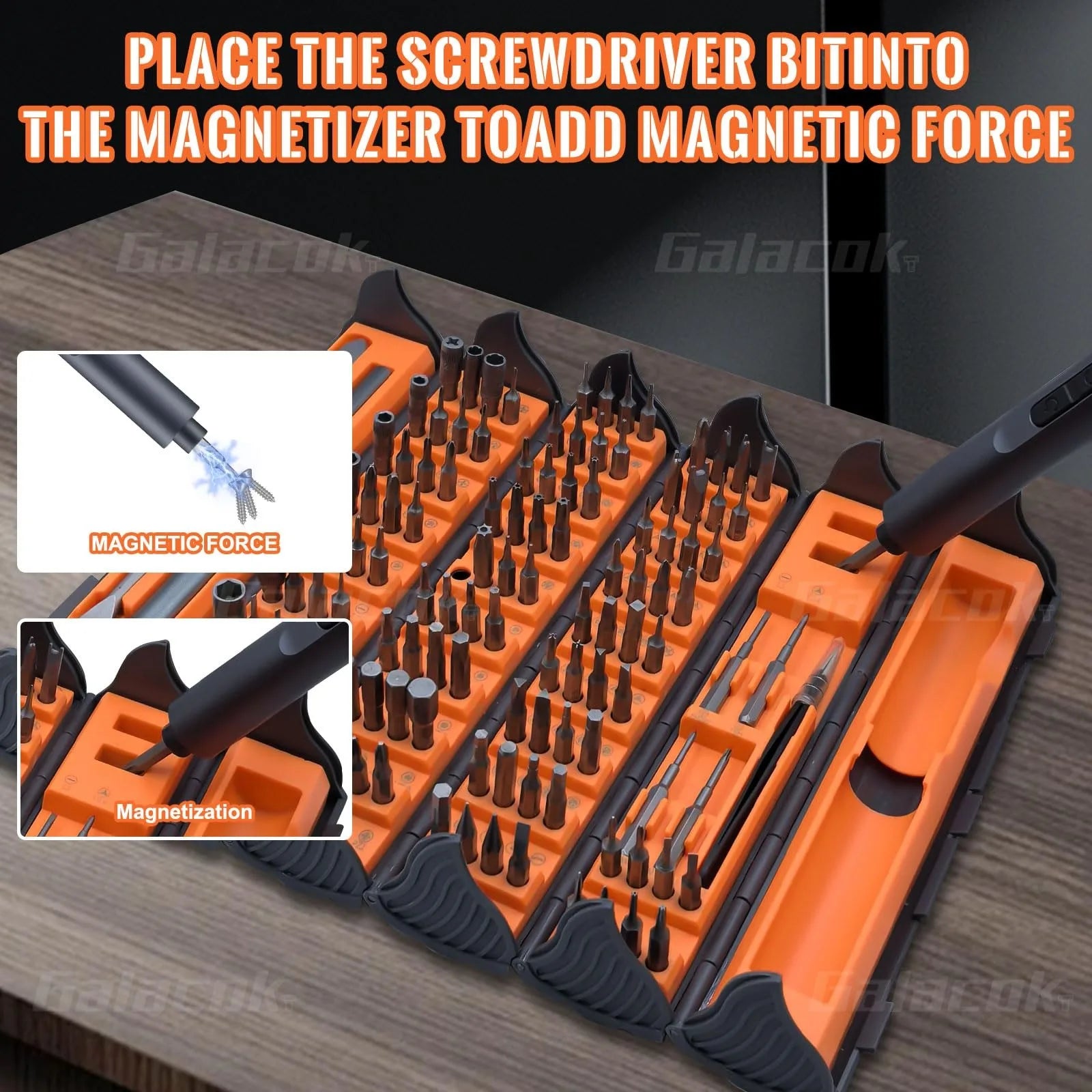 138 in 1 Electric Precision Screwdriver Set Mini Repair Tool Kit with 122 Magnetic Phillips Torx Bits for iPhone Watch Camera PC