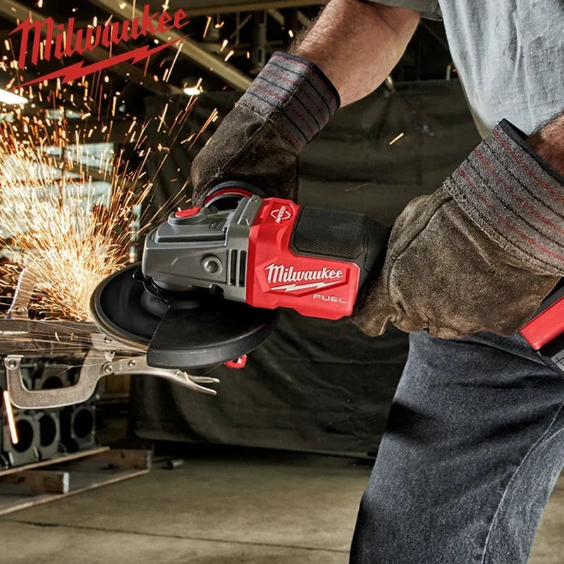 Milwaukee Brushless Cordless Electric Impact Hammer Drill Angle Grinder Electric Circular Saw With18v Battery Combo Kits Power