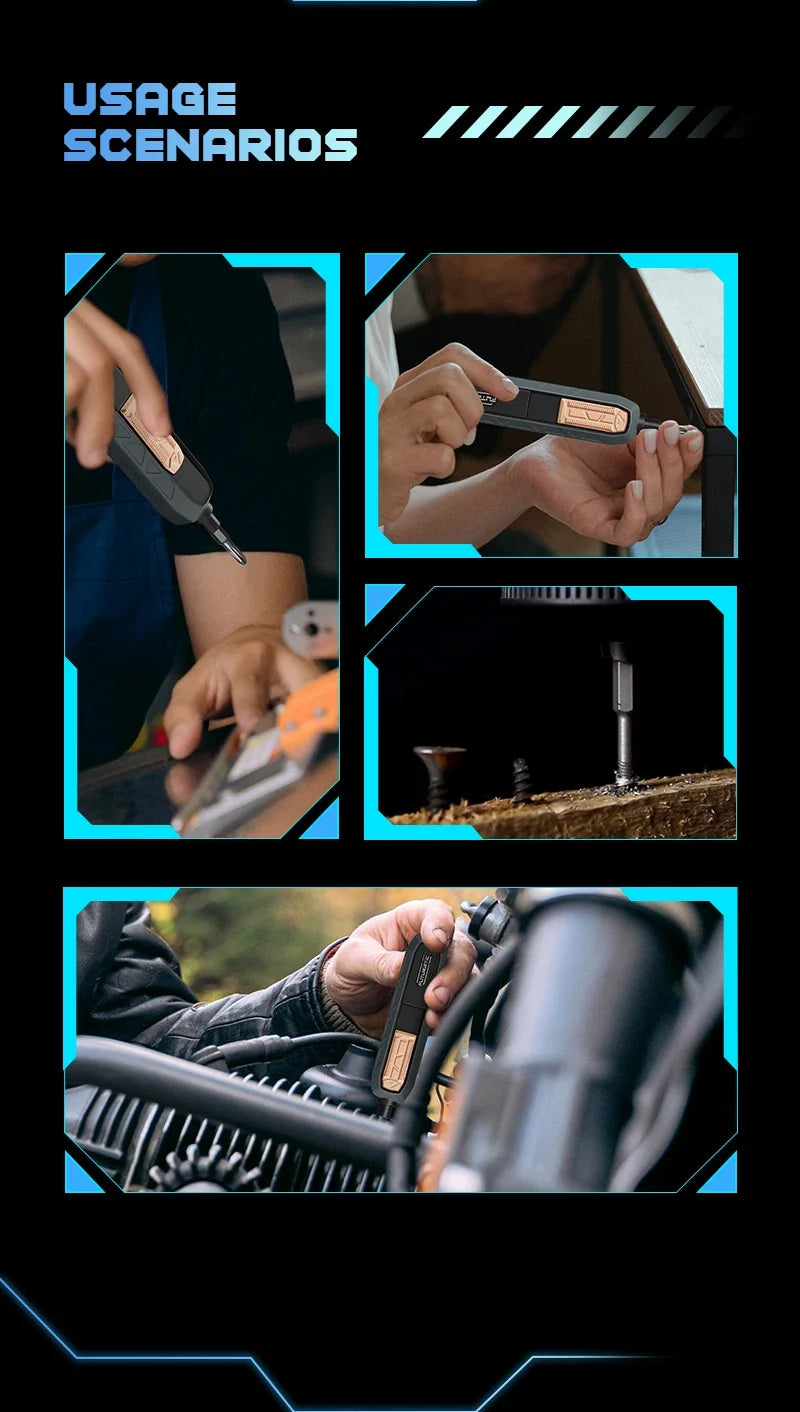 JAKEMY 180In1 Black Precision Cordless Electric Screwdriver Set,Magnetic Bits Multifunction Repair Kit For Laptop/Phone/Glasses